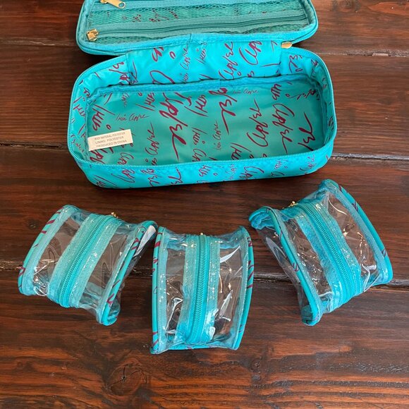 Iris Apfel Rara Avis Tote Travel Luggage 8 Pc Set Bag - Picture 2 of 9